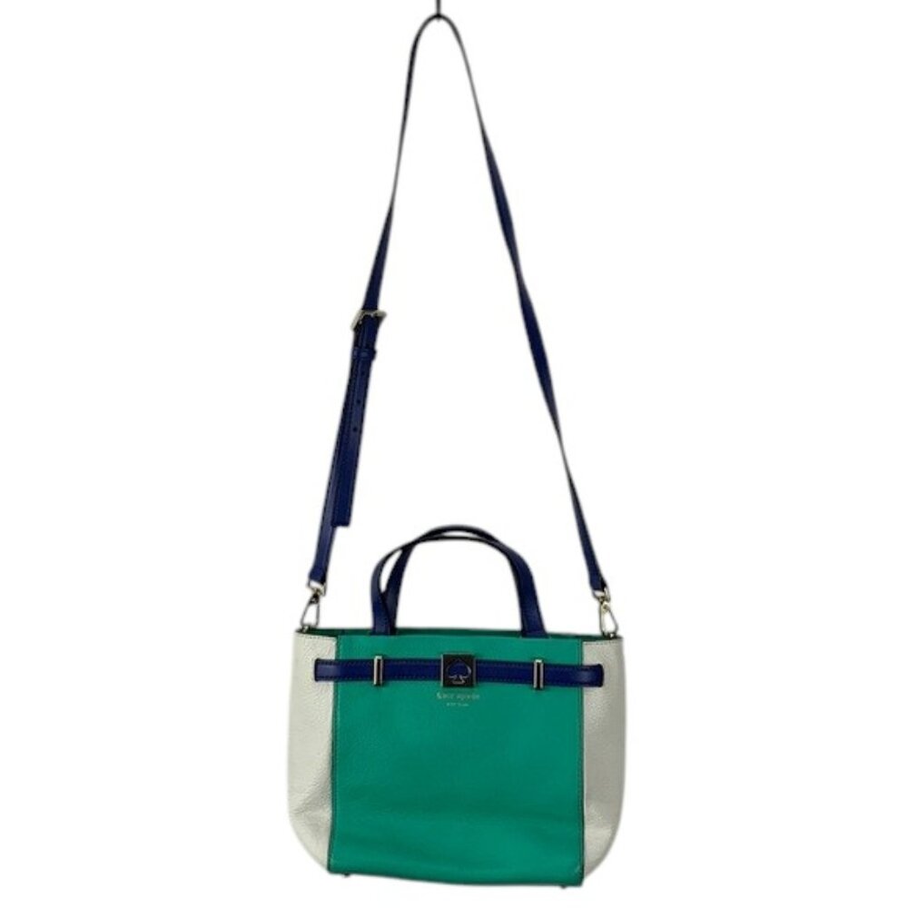Kate Spade Green and Blue Crossbody Bag